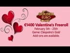 Tournoi saint valentin sur golden euro casino