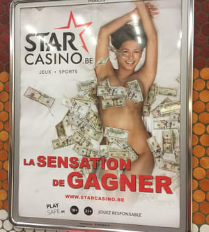 affiche sexiste star casino be