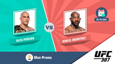 Pronostic alex pereira khalil rountree