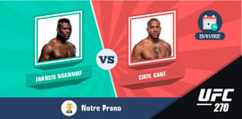 Pronostic francis ngannou ciryl gane