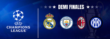 Affiches demi-finales ligue des champions